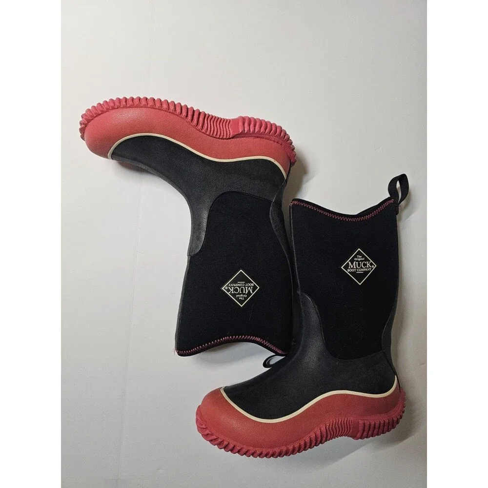 Muck Boot Company Kids Size 2 Waterproof Neoprene Rubber Rain Boots Pink